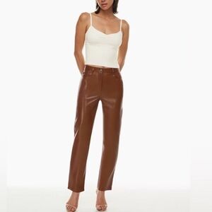 Wilfred The Melina Pant in Cognac NWT size 2
